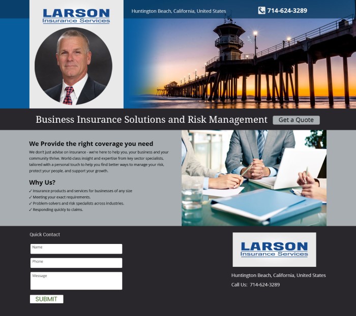 Larson Agency business image in Huntington Beach, CA