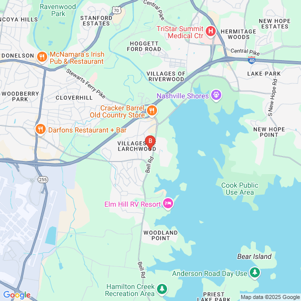 Claim Free Trial location map: 508 S. Lakeridge Pl., Nashville, TN